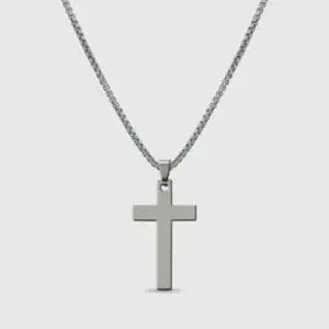 Stainless Steel Cross Pendant Necklace