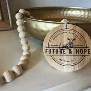 Future & Hope Beaded Garland