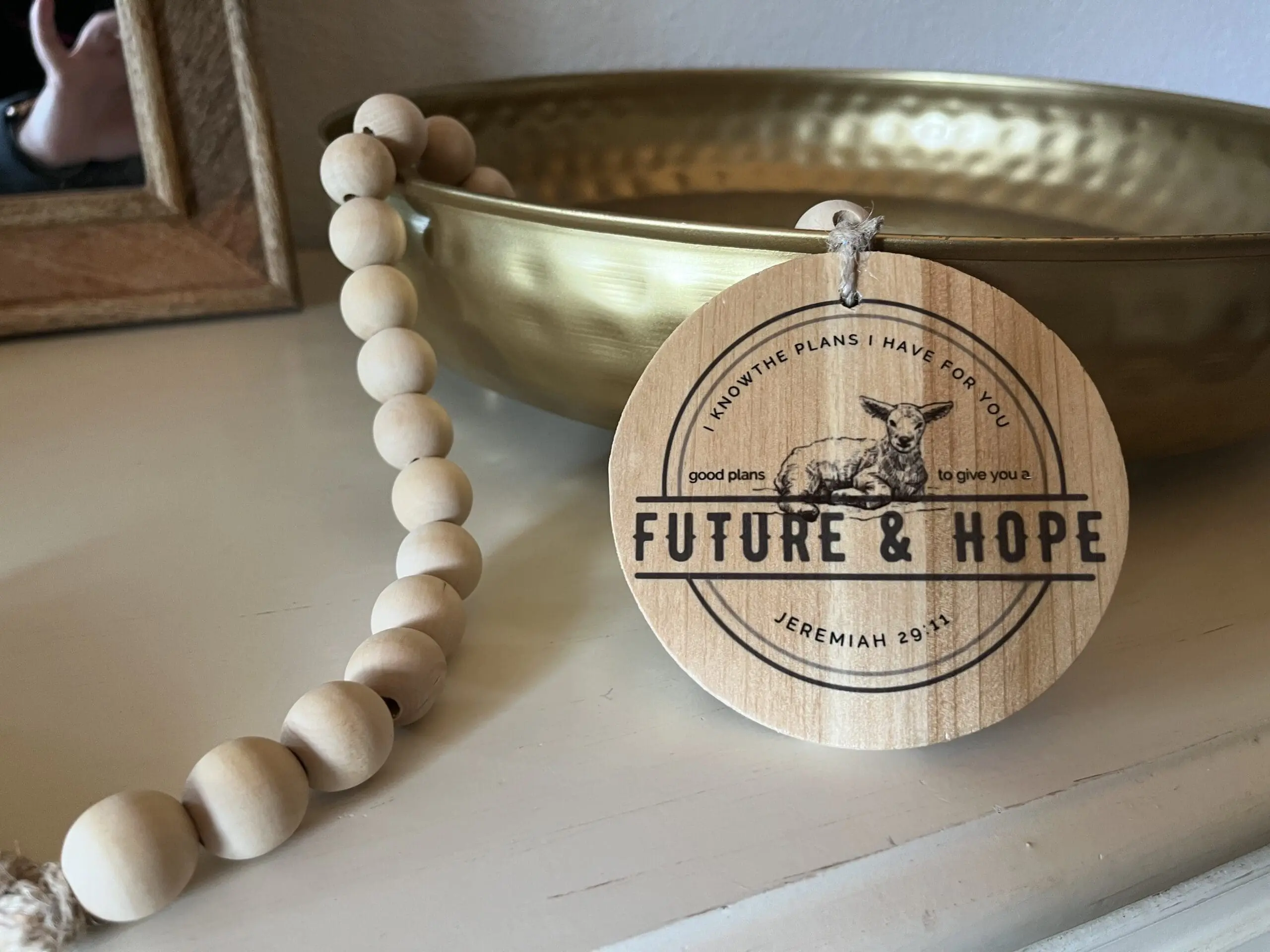 Future & Hope Beaded Garland