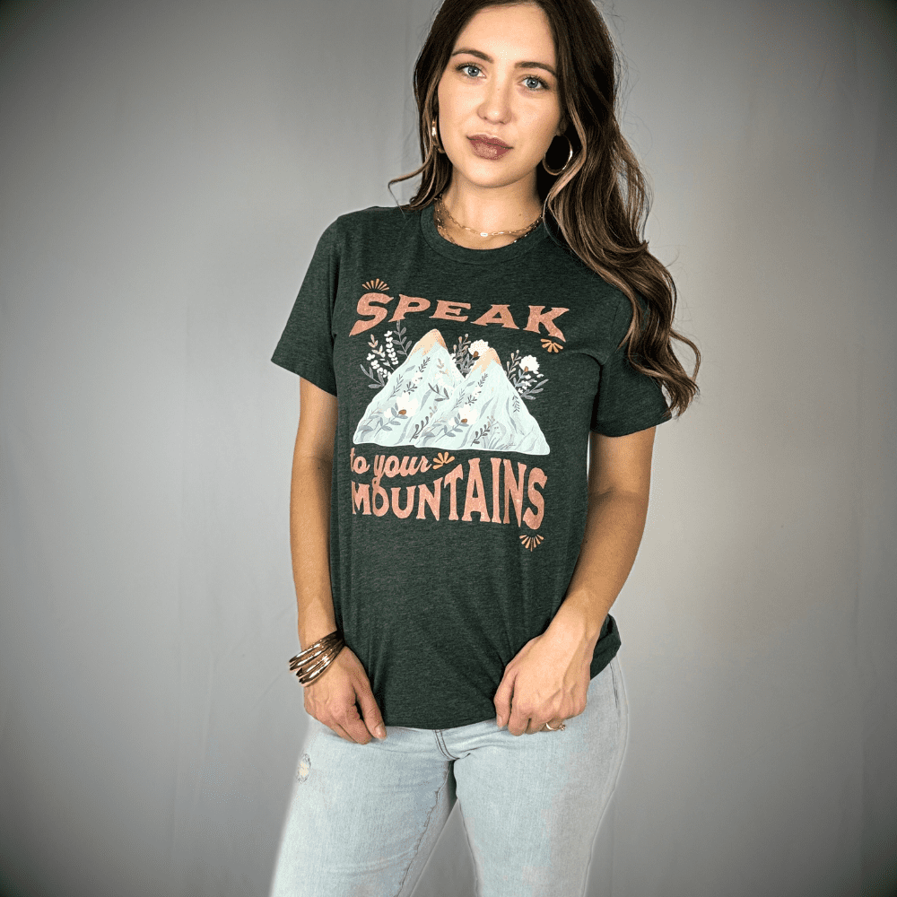 Speak To Your Mountains T-shirt - Image 3
