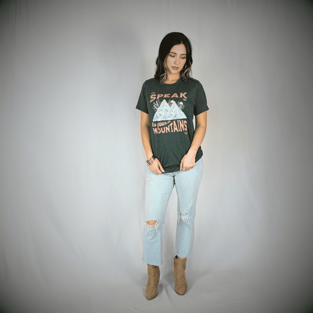 Speak To Your Mountains T-shirt - Image 4