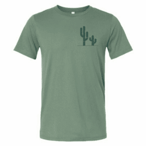 What A Friend We Have In Jesus Christian T-Shirt with cactus and desert moon design