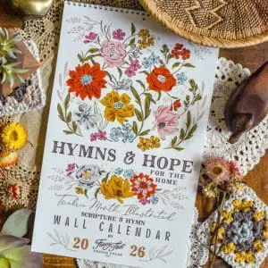 2026 Hymns & Hope Wall Calendar