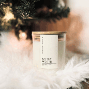 Snowy Winter | Frosted Juniper & Camphor | 9oz Soy Candle