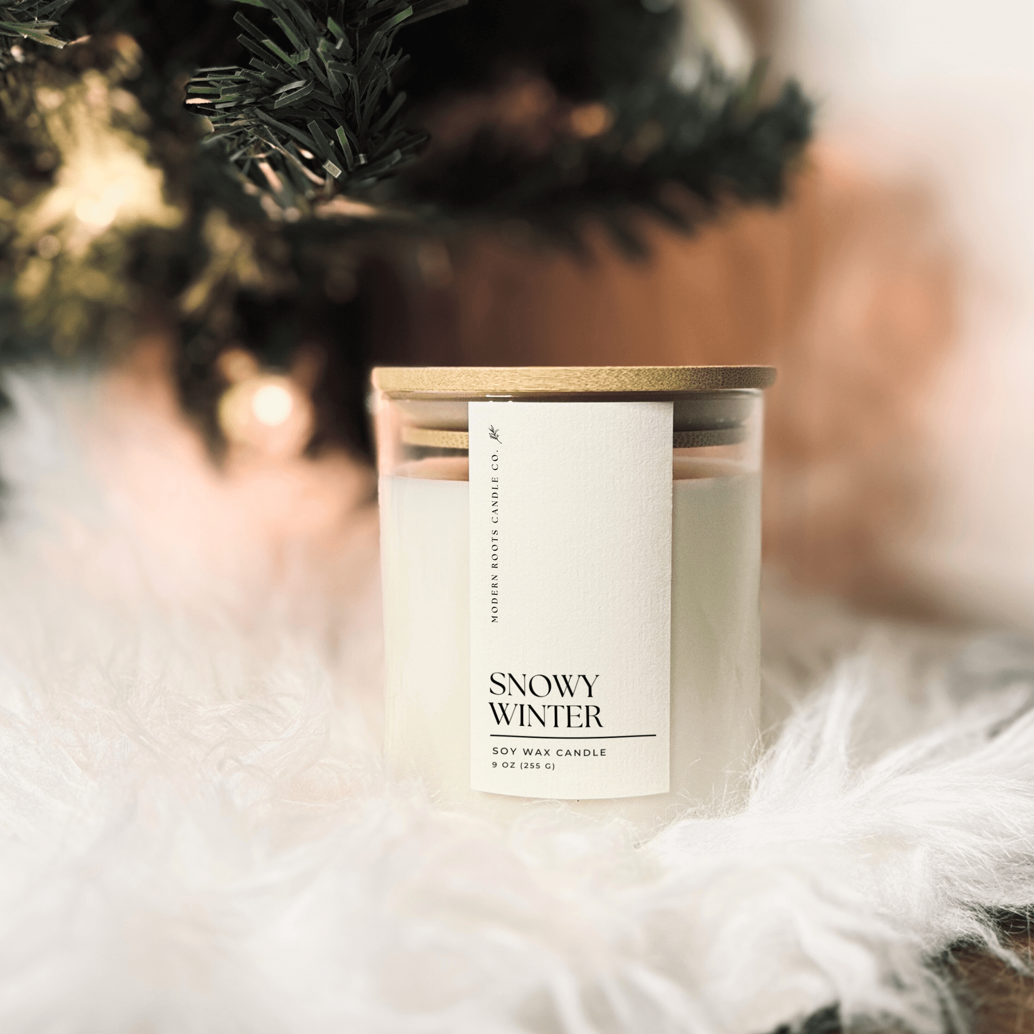 Snowy Winter | Frosted Juniper & Camphor | 9oz Soy Candle