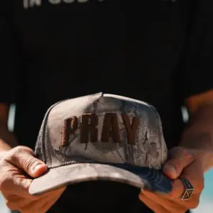 Pray - Forest Camo Hat