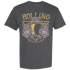 Rolling Stones Christian Easter Graphic T-Shirt featuring empty tomb design on Comfort Colors 100% cotton tee