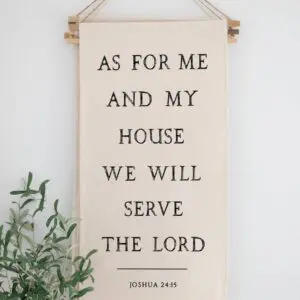 Hanging Scroll Banner | As For Me