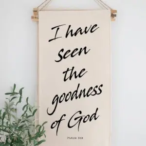 Hanging Scroll Banner | I Have Seen