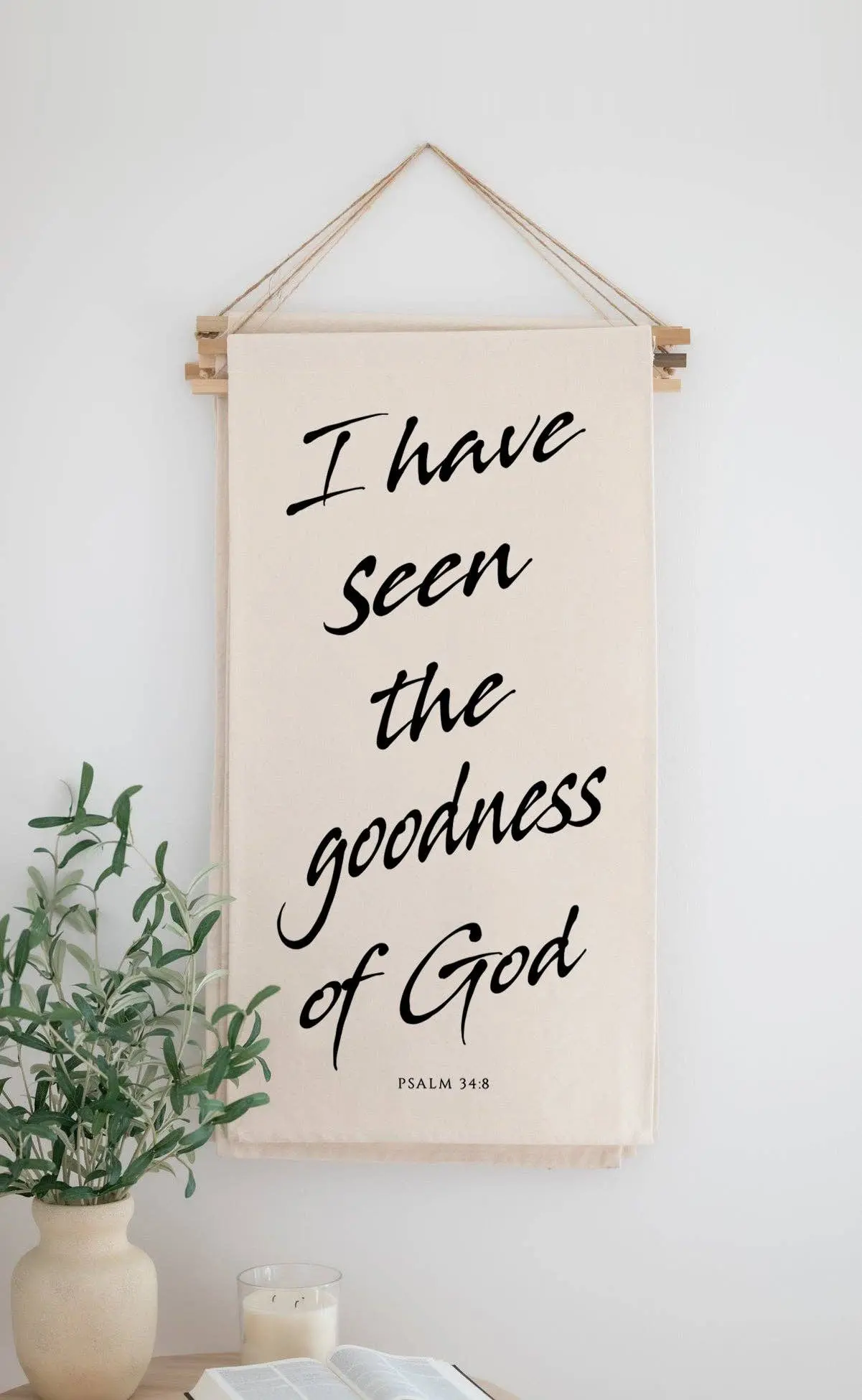 Hanging Scroll Banner | I Have Seen