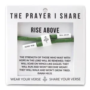 RISE ABOVE Bracelet | Bible Verse Bracelet