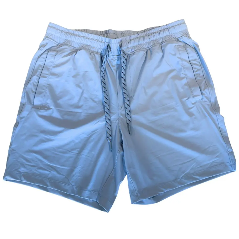 Men's Rain Washed woven performance shorts with adjustable drawstring waistband.