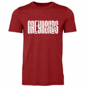 Strawn Greyhounds Distressed lettering shirt