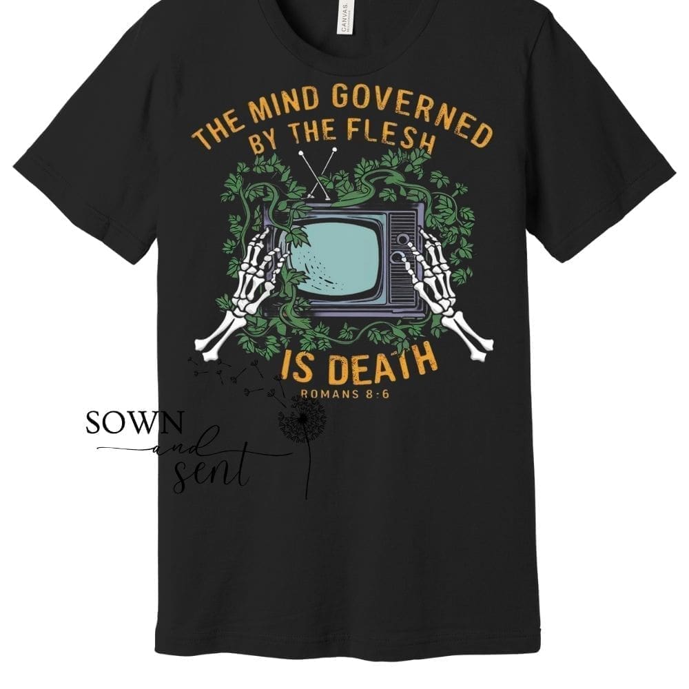 The Mind Governed by Flesh is Death Shirt - Image 2