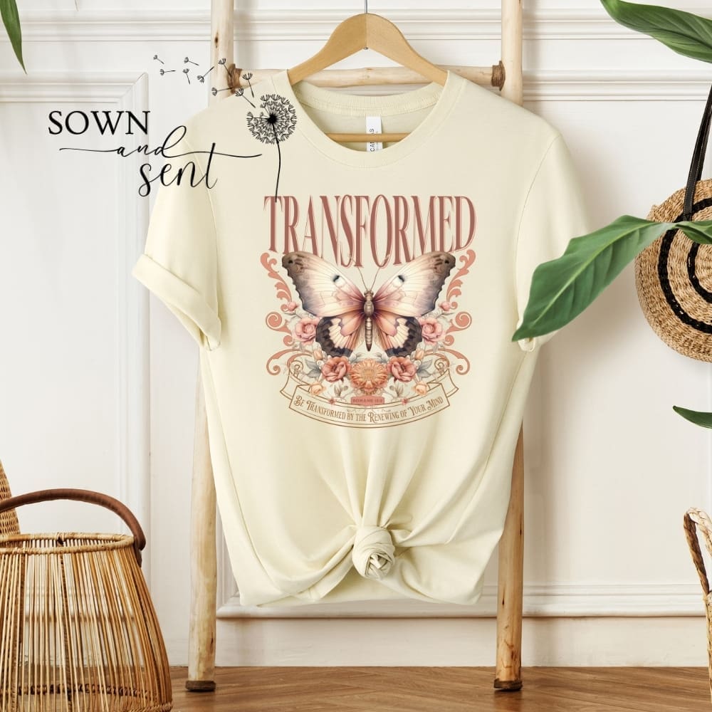 Transformed - Renew Your Mind Tshirt - Image 2