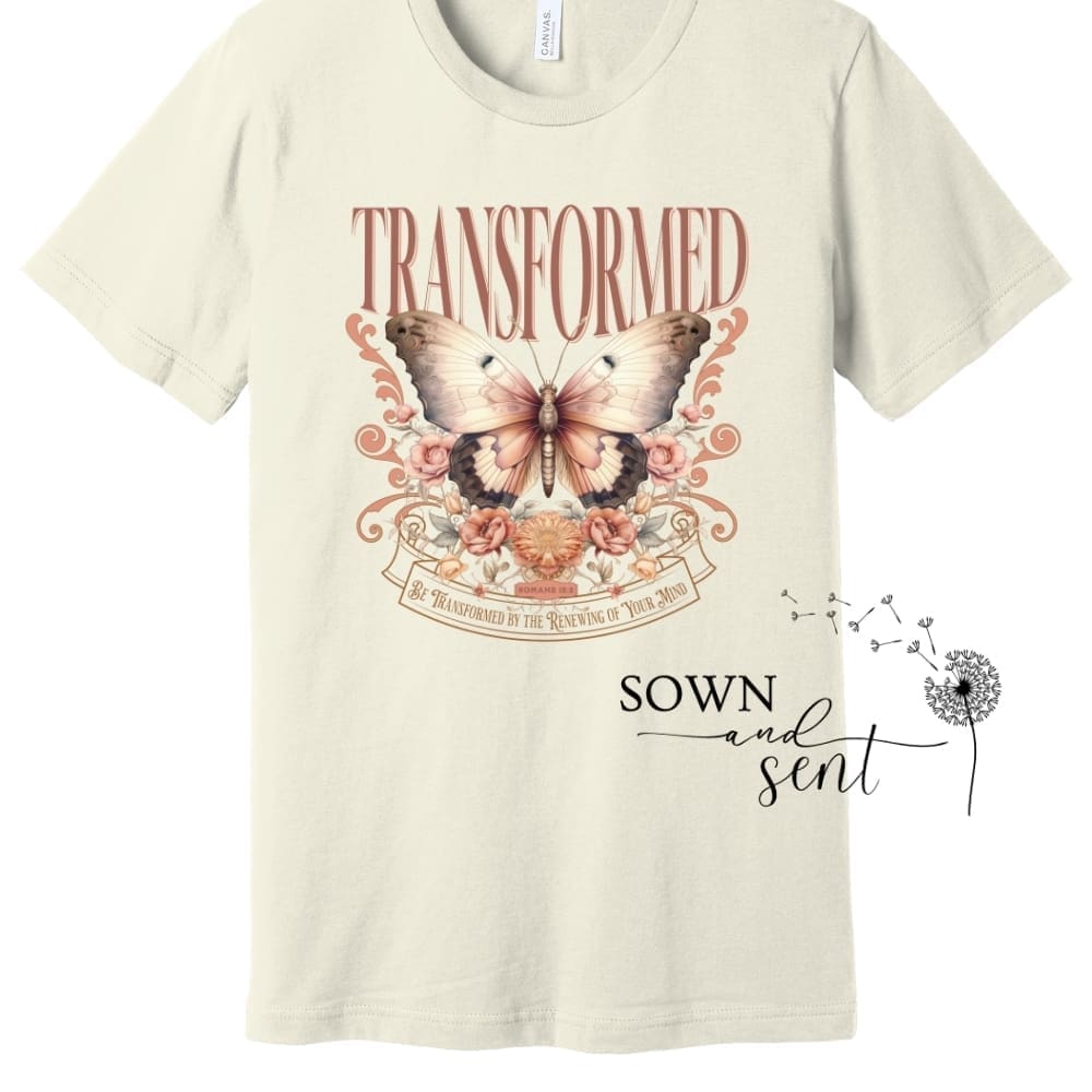 Transformed - Renew Your Mind Tshirt - Image 3
