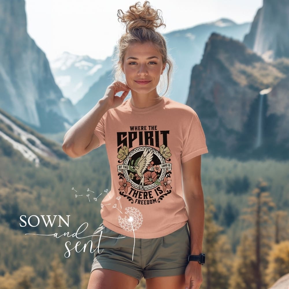 Where The Spirit Of The Lord Is There Is Freedom Tshirt
