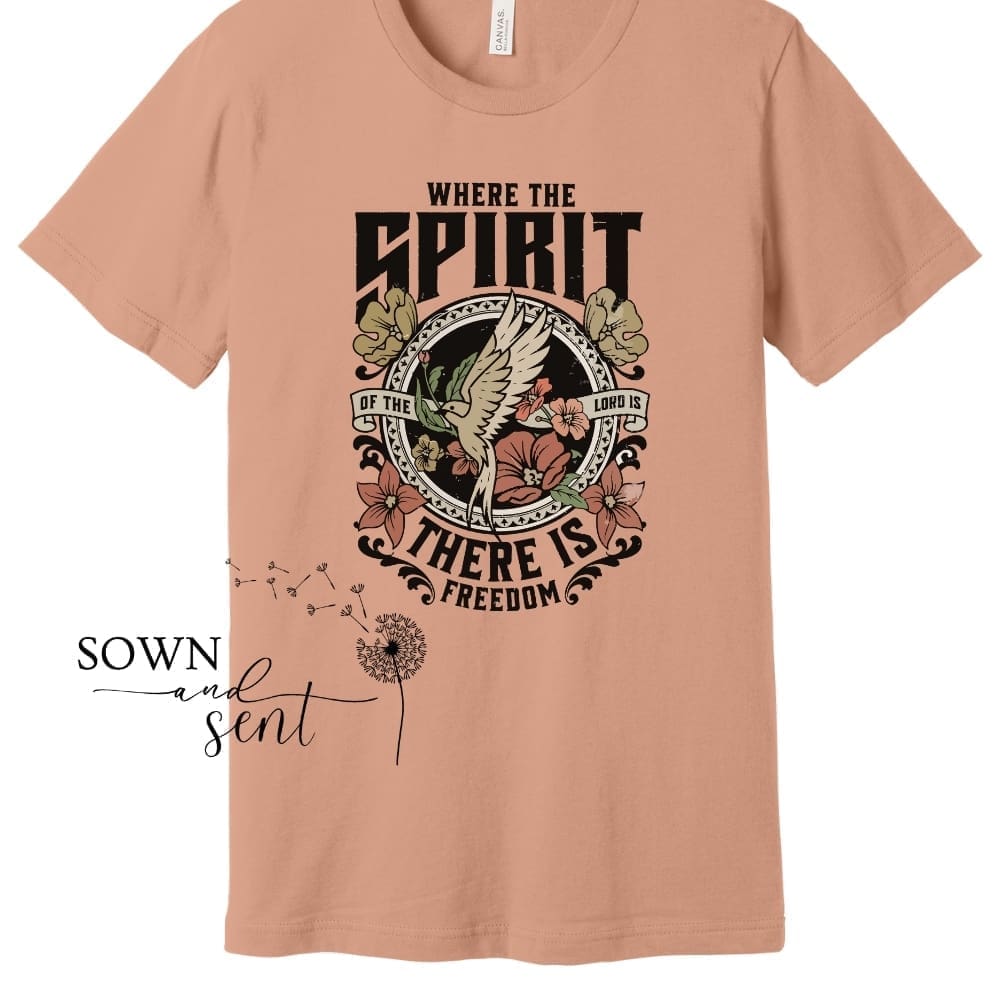 Where The Spirit Of The Lord Is There Is Freedom Tshirt - Image 3