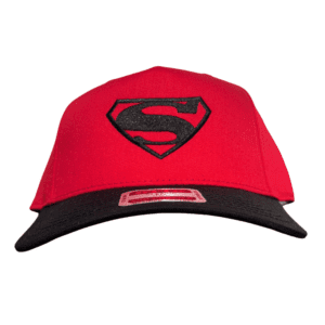Red OTTO hat with black embroidered Strawn S logo