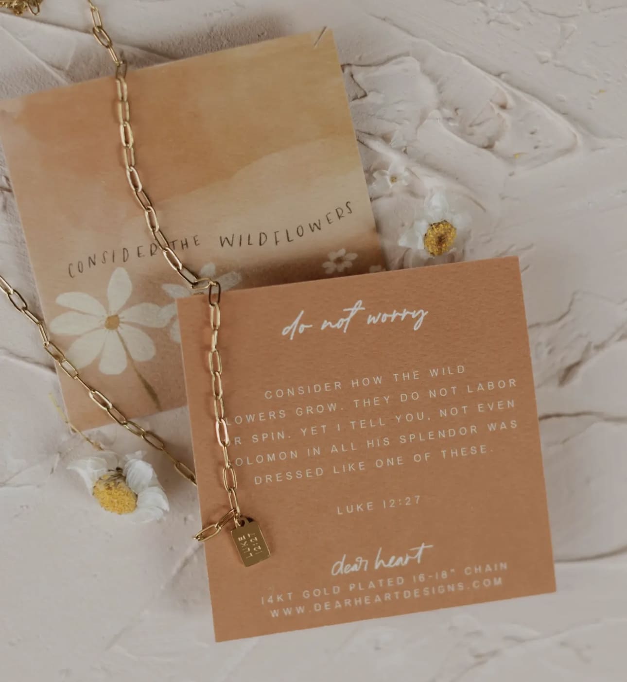 Do Not Worry Mini Tag Necklace - Image 4