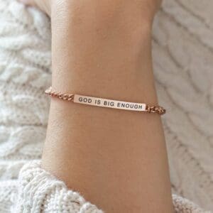 Bracelet: God is big enough